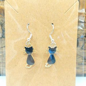 Black Cat Earrings